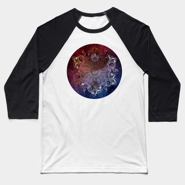 Mandala Yang2 Baseball T-Shirt by aleibanez